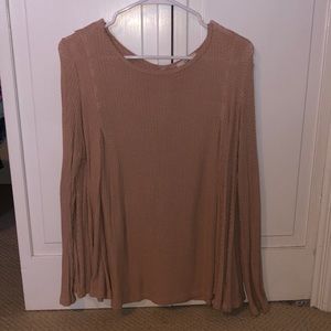 Soft waffle print top